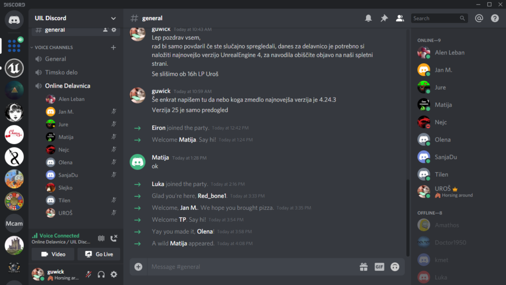 Zaključena prva tedenska ONLINE delavnica
