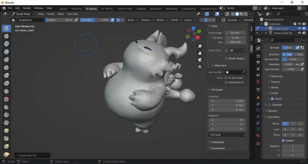 Popravilo modela za 3D tisk v Blenderju